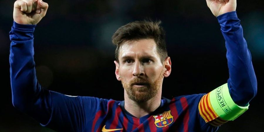 VIDEO - Lionel Messi Cetak Gol Ketiga Barcelona dengan Gocek Bek Lyon Sampai Jatuh