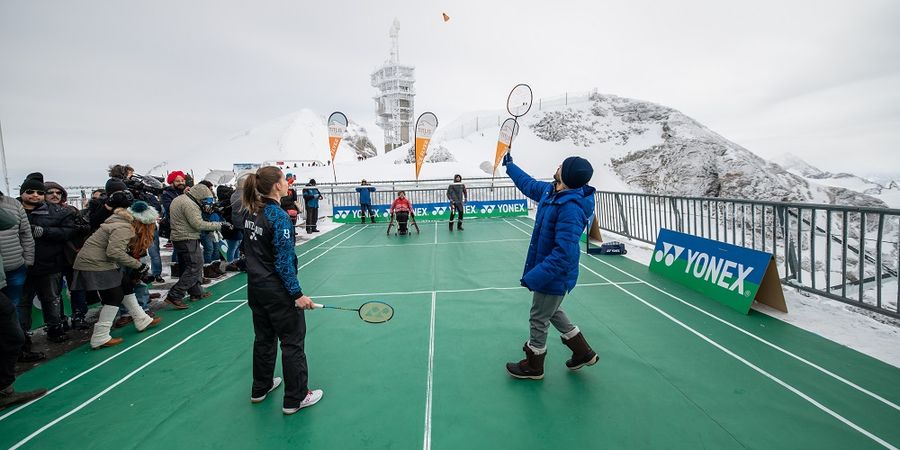 Jelang Kejuaraan Dunia, Swiss Gelar Turnamen Bulu Tangkis di Gunung Titlis