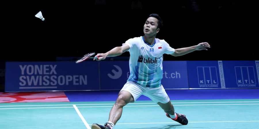 Sempat Terpeleset, Anthony Sinisuka Ginting Tak Pikirkan Cedera