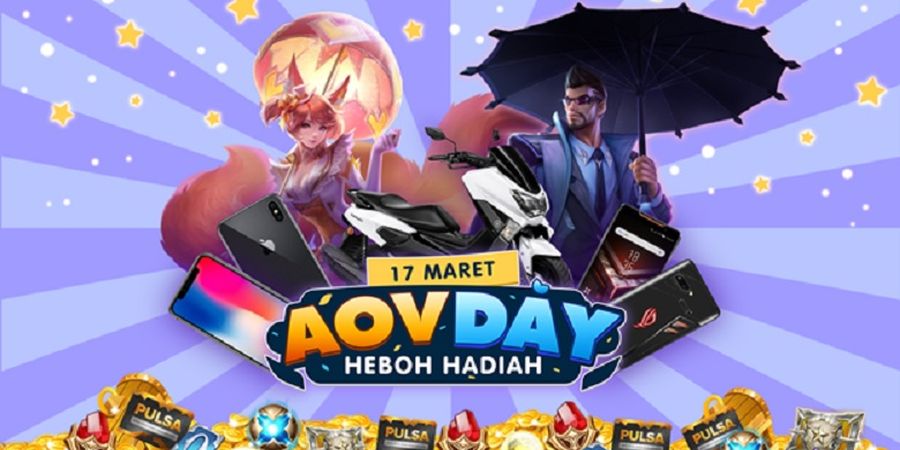 Login Hari Ini dan Dapatkan Motor NMAX Hanya di AOV Day