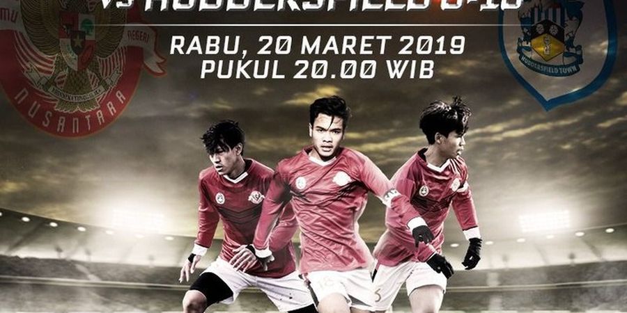 Live Streaming Garuda Select Vs Huddersfield U-18, Rabu (20/3/2019)