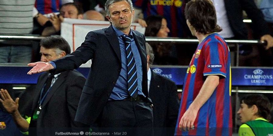 Jose Mourinho Kesal Dituduh Bikin Taktik Keji untuk Lionel Messi Saat Latih Chelsea