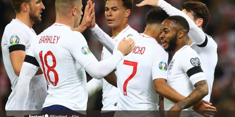 Diwarnai Tiga Debut dan Hat-trick Sterling, Inggris Benamkan Rep Ceska