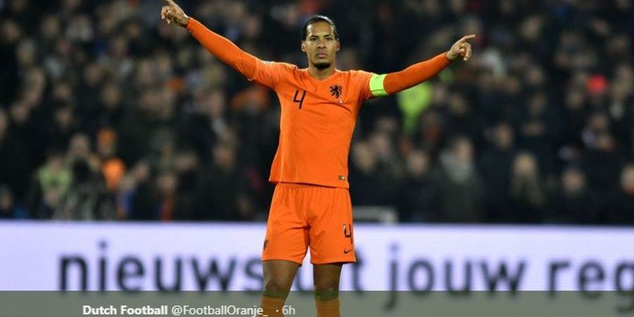 Susunan Pemain Belanda Vs Jerman - Menanti Gol Ke-4 Van Dijk