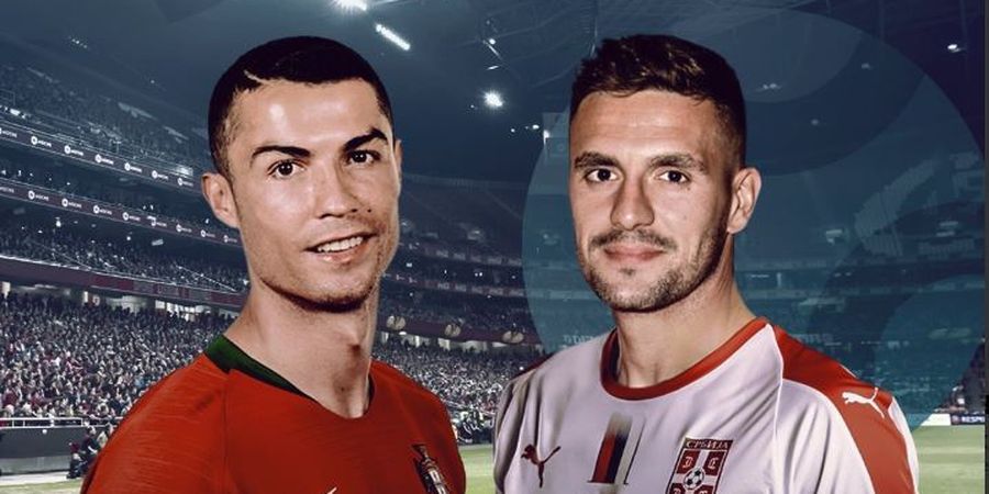 Hasil Kualifikasi Piala Eropa 2020 - Ronaldo Kejar Bola Sampai Cedera, Portugal Seri 1-1