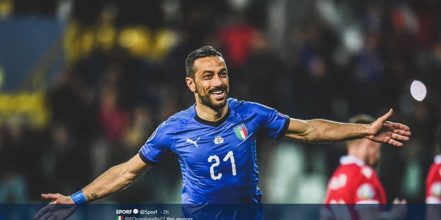 Dipaksa Jadi Eksekutor Penalti Italia, Quagliarella Terima Kasih ke 2 Pemain