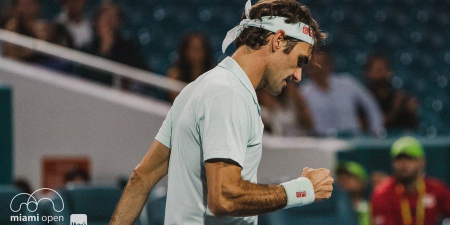 Roger Federer Selangkah Lebih Dekat dengan Gelar Juara Miami Open 2019