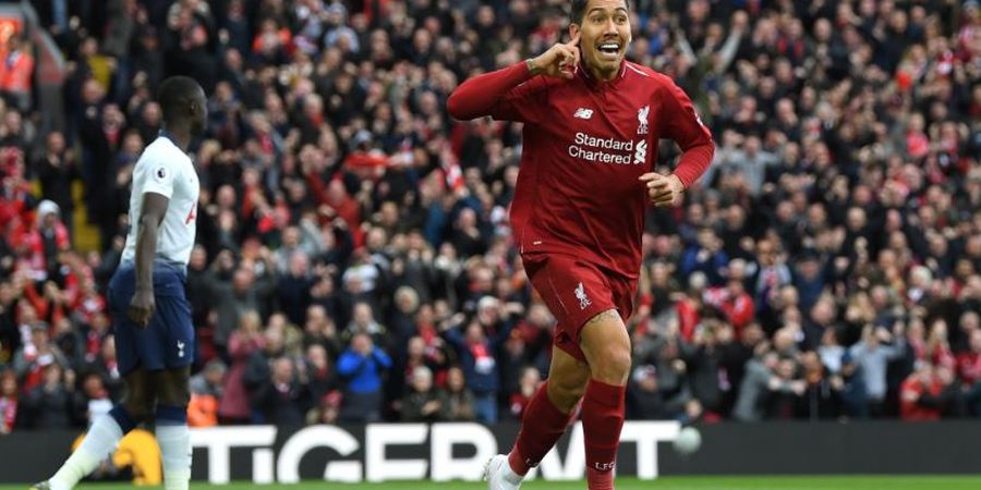 VIDEO - Sundulan Ciamik Roberto Firmino Bawa Liverpool Bobol Tottenham