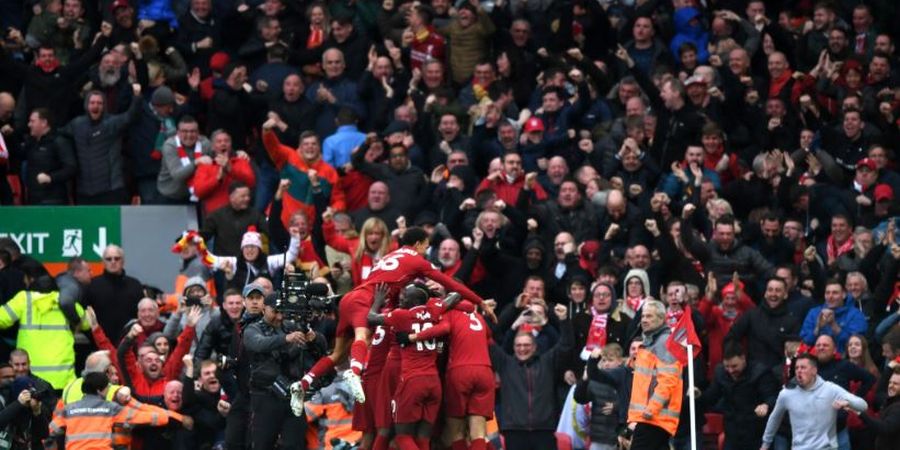 Hasil Lengkap Liga Inggris - Ukir Sejarah, Liverpool Jagonya Gol Menit 90