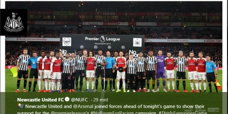 Gol Dianulir, Arsenal Tetap Unggul atas Newcastle United