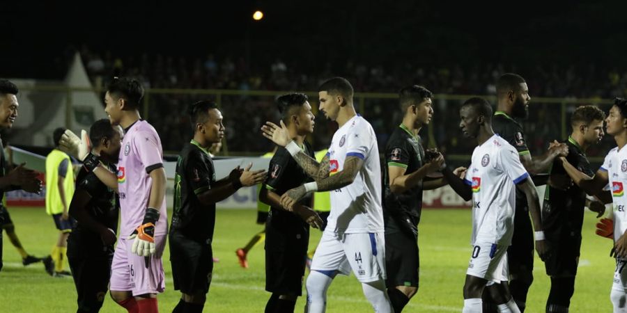 Kalteng Putra Vs Arema FC - Singo Edan Unggul Agregat 6 Gol di Babak Pertama