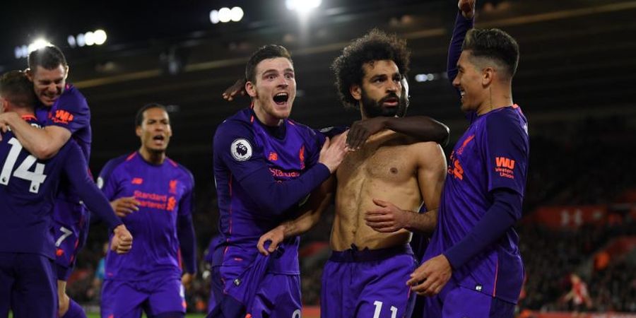 Hasil Liga Inggris - Liverpool Kembali ke Pucuk Usai Cukur Southampton