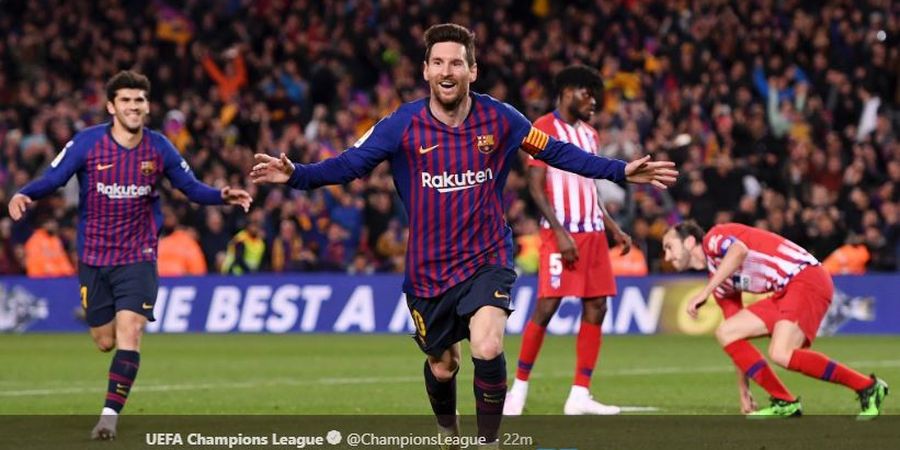 Hasil Liga Spanyol - Messi Pimpin Barcelona Hancurkan Atletico dalam 2 Menit