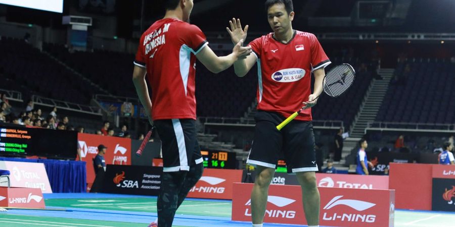 Hasil Singapore Open 2019 - Ahsan/Hendra Pastikan Tempat di Semifinal