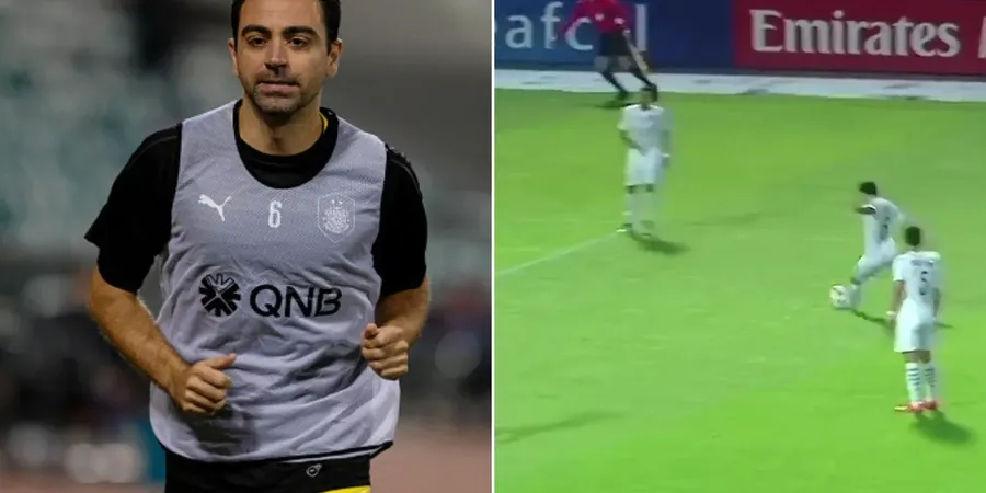 VIDEO - Xavi Hernandez Cetak Gol Memukau di Liga Champions Asia