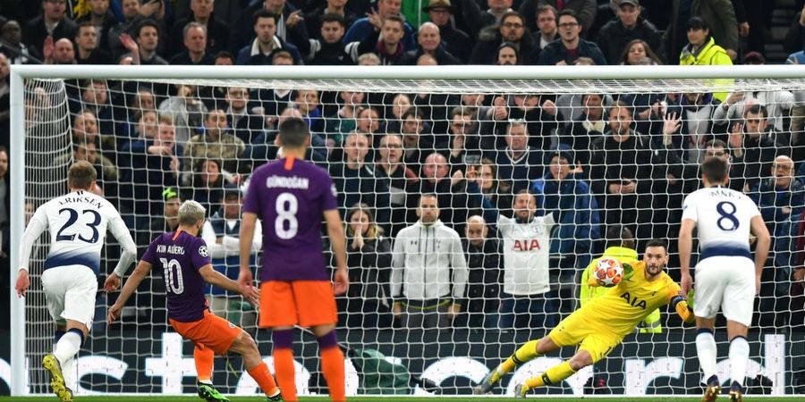 VIDEO - Aksi Heroik Kiper Tottenham Ketika Tepis Penalti Sergio Aguero