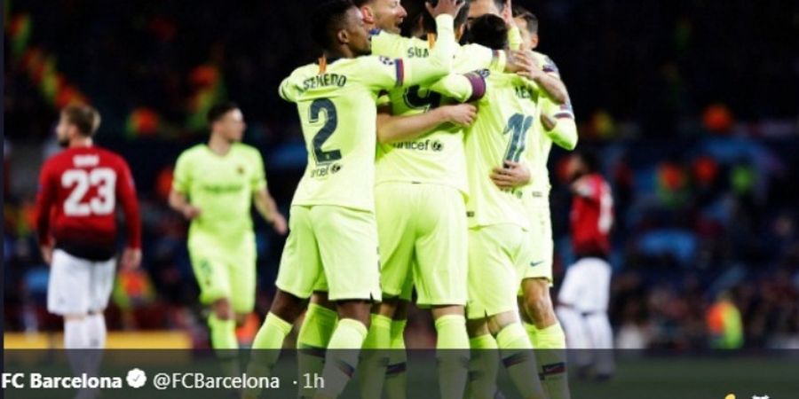 Hasil Liga Champions - Gol Bunuh Diri Dekatkan Barcelona ke Semifinal