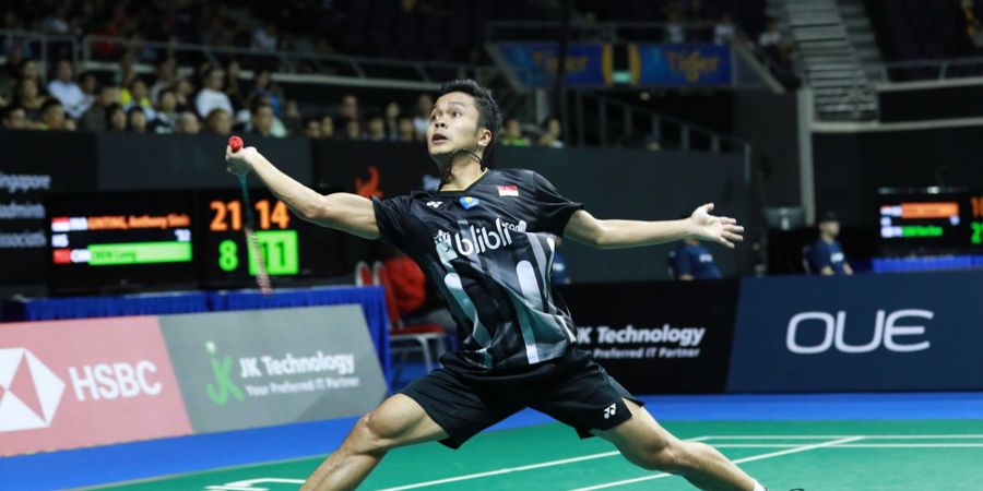 Hasil Singapore Open 2019 - Tekuk Juara Bertahan, Anthony Ginting Tembus Final