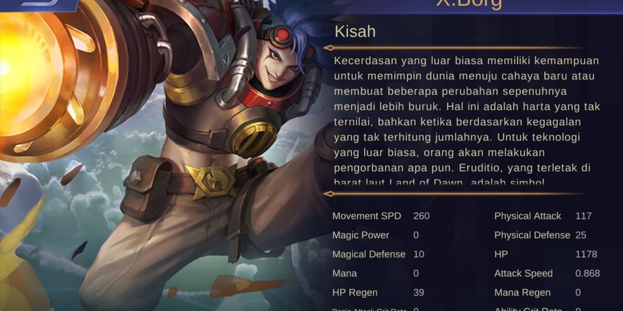 Mengenal Skill X.Borg, Hero Baru Mobile Legends yang Bakal Rilis