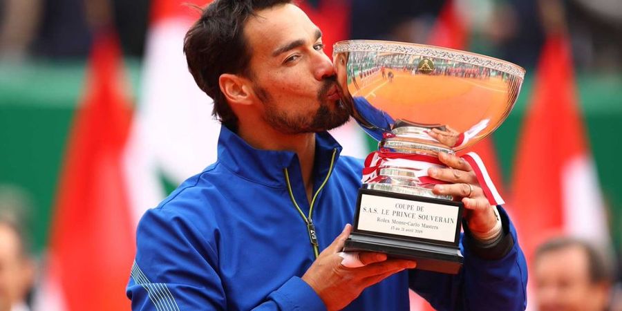 Kalahkan Dusan Lajovic, Fabio Fognini Raih Gelar ATP 1000 Pertamanya