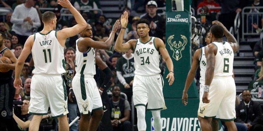 Hasil Playoffs NBA - Setelah 18 Tahun, Milwaukee Bucks Kembali Tembus Semifinal Wilayah