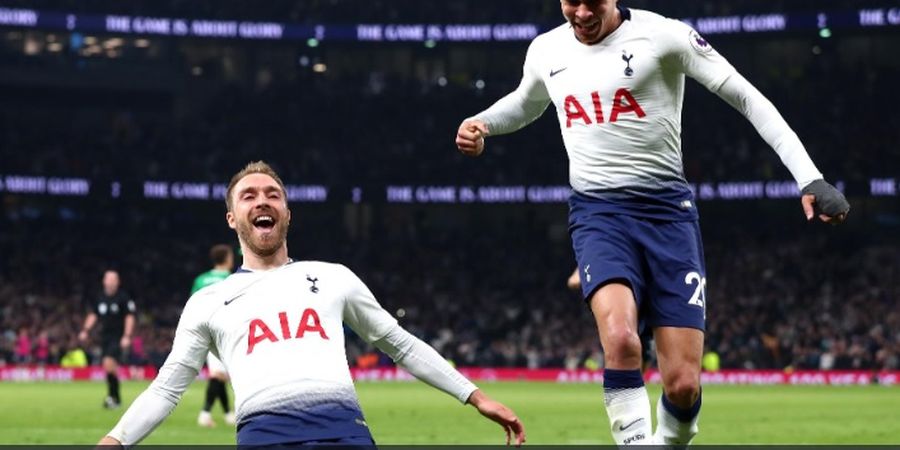 Hasil Liga Inggris - Sepakan Geledek Eriksen Antar Tottenham Raih Kemenangan