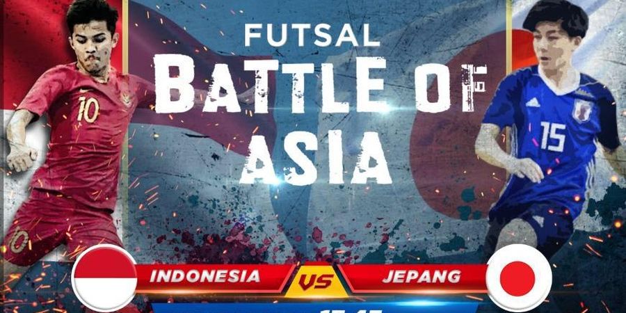 Link Streaming Timnas Futsal Indonesia U-20 Vs Jepang, Ujian Pertama di Ajang Battle Of Asia