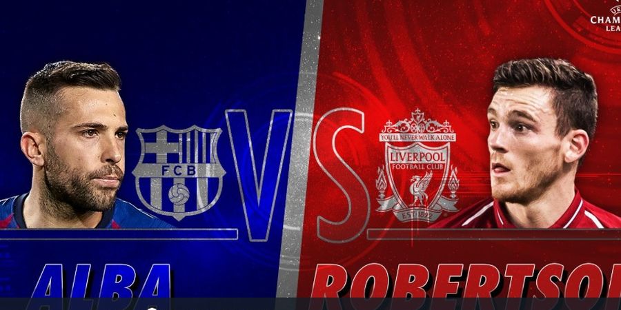 Barcelona Vs Liverpool - Duel Pembuktian Dua Bek Kiri Terbaik