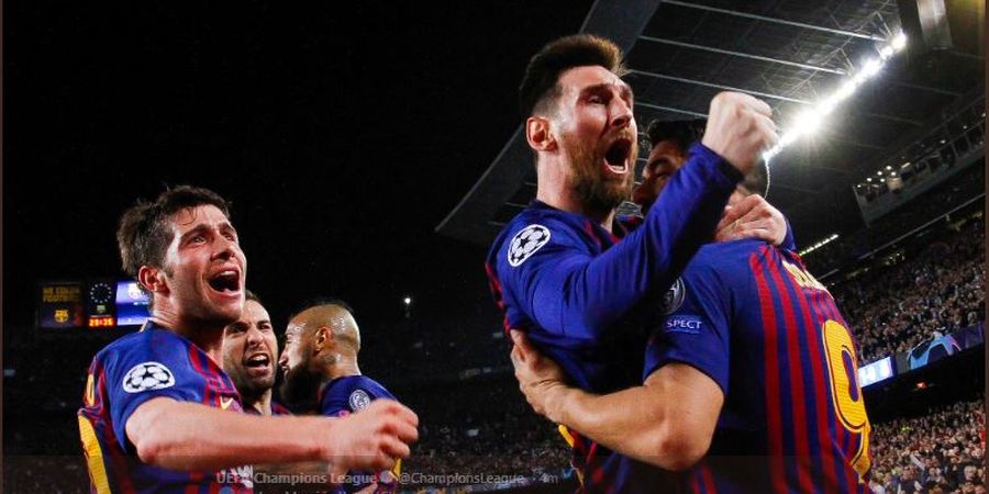 Hasil Liga Champions - Messi Pimpin Barcelona Gulung Liverpool