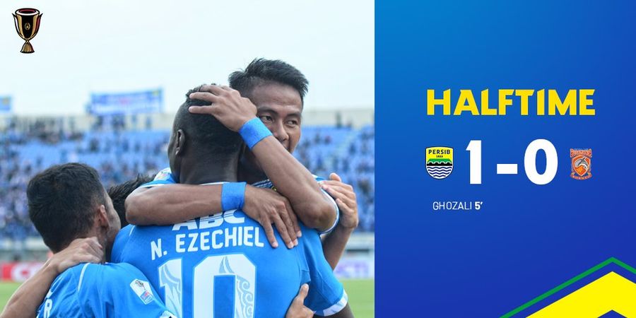 Ghozali Siregar Bawa Persib Unggul di Babak Pertama Lawan Borneo FC