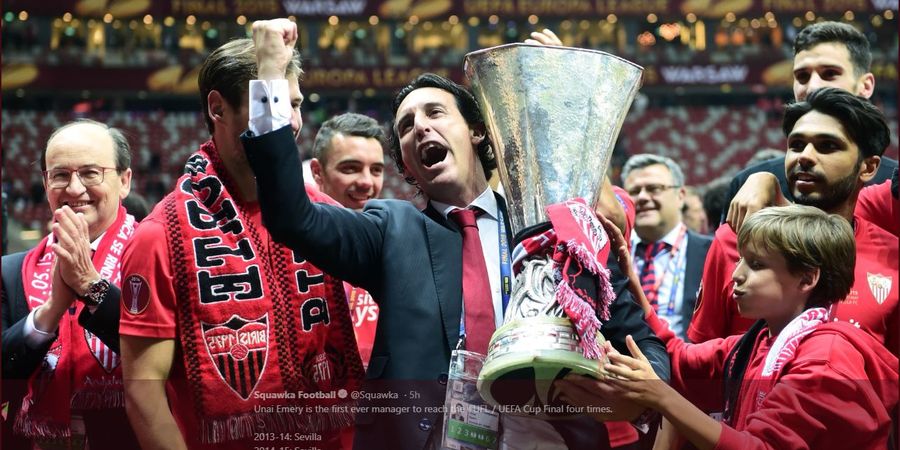 Arsenal ke Final, Unai Emery Si Raja Liga Europa Siap Tambah Gelar