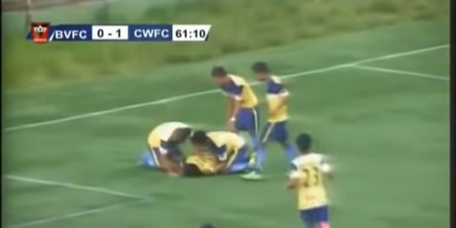 Video - Selebrasi Berlebihan, Pesepak Bola Ini Langsung Meninggal