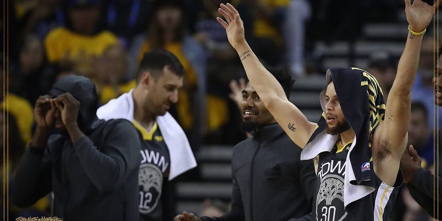 Playoffs NBA 2019 - Menang Dramatis, Warriors Unggul 2-0 atas Blazers