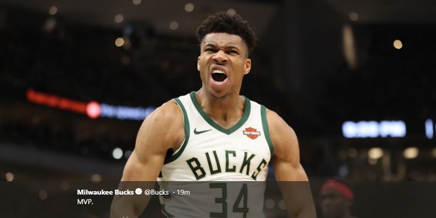 Raih Gelar MVP NBA 2020, Giannis Antetokounmpo Sejajar dengan Para Legenda