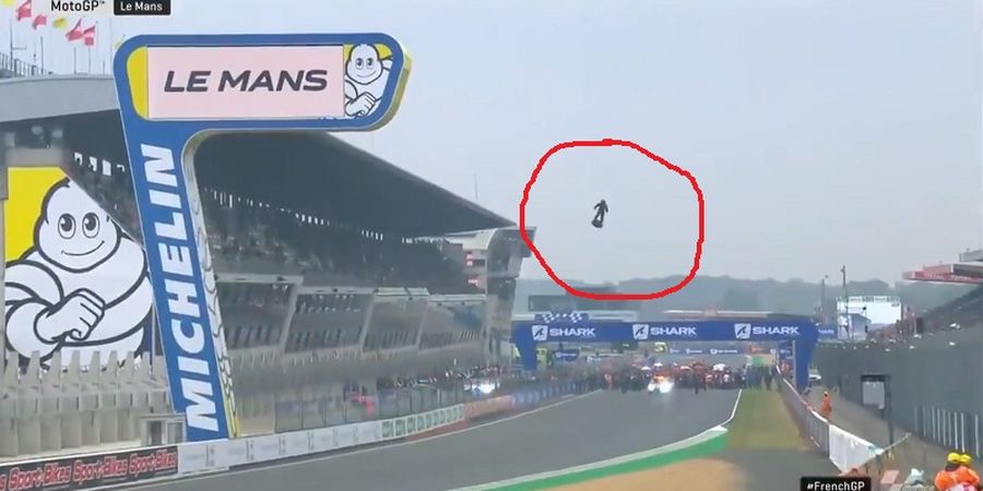 Video Ketika Green Goblin KW Super Curi Perhatian MotoGP Prancis