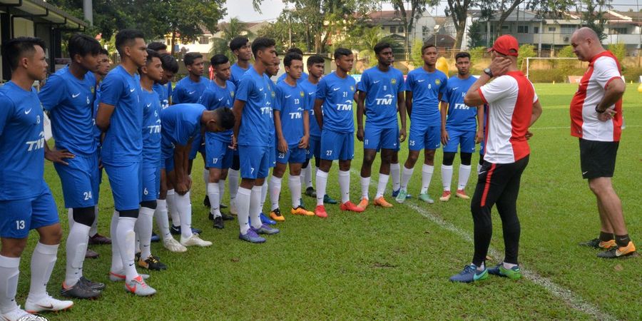 Persiapan ke Piala AFF U-18 2019, Timnas U-18 Malaysia Kalah Telak