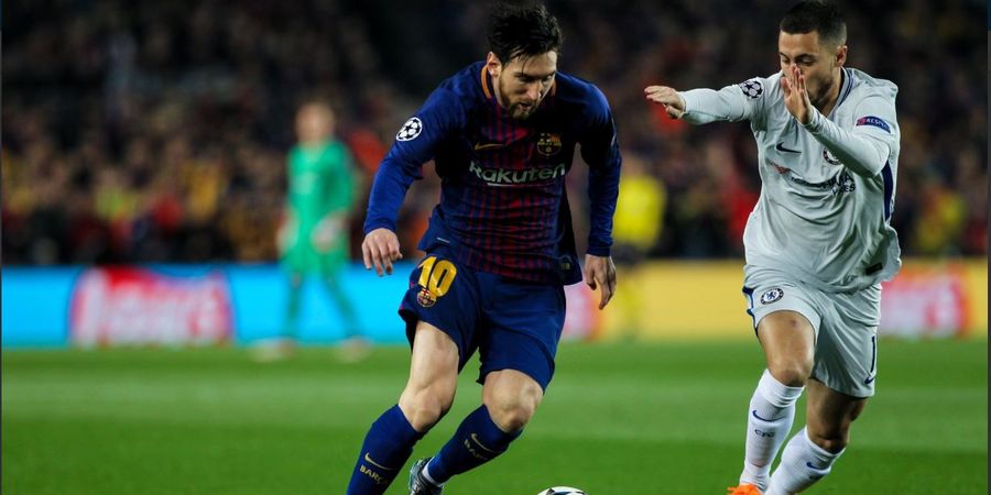 Video Mantan Pemain Arsenal Permalukan Messi Dua Kali di Final Copa Del Rey