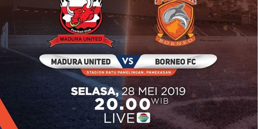 Link Live Streaming Madura United Vs Borneo FC, Dejan Antonic Ingin Pertahankan Kemenangan