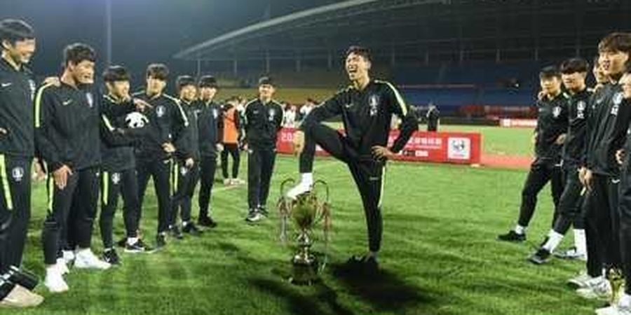 Gara-gara Injak Piala, Timnas U-18 Korea Selatan Batal Juara