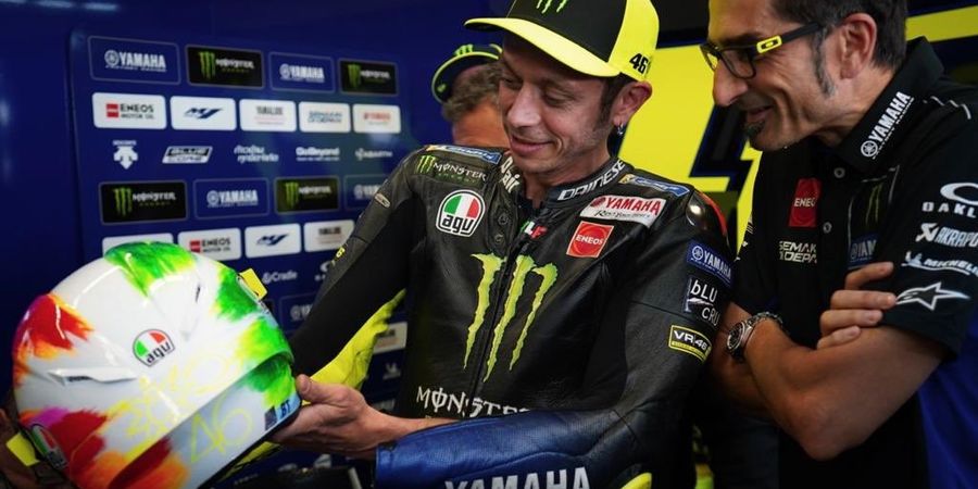 Desainer Helm Valentino Rossi Turut Komentari Masa Depan the Doctor