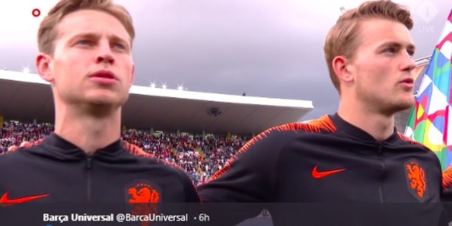 Ditanya Soal Kepindahan De Ligt ke Barcelona, Begini Jawaban De Jong