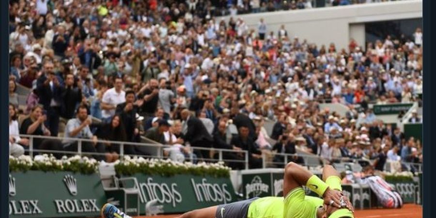 Raja Tanah Liat, Rafael Nadal Sabet Gelar French Open ke-12 