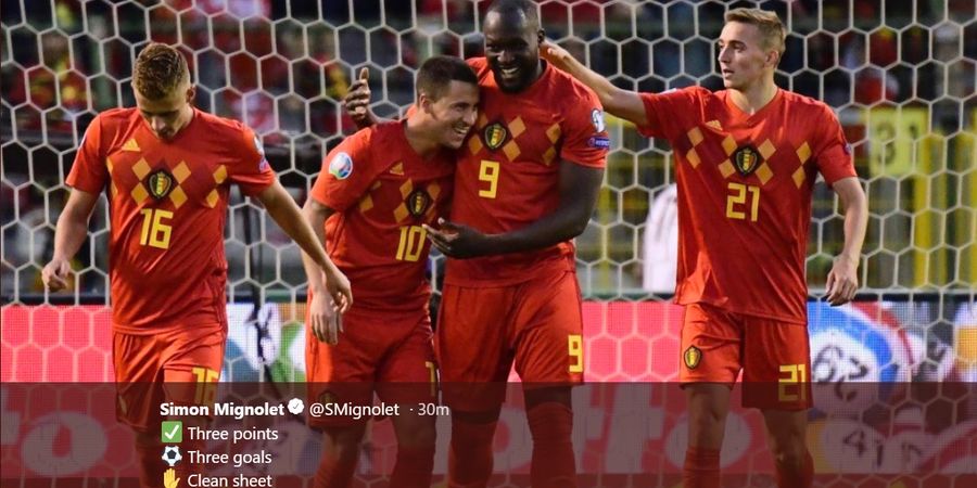 Hasil Lengkap Kualifikasi Euro 2020 - Jerman, Belgia, dan Italia Sempurna