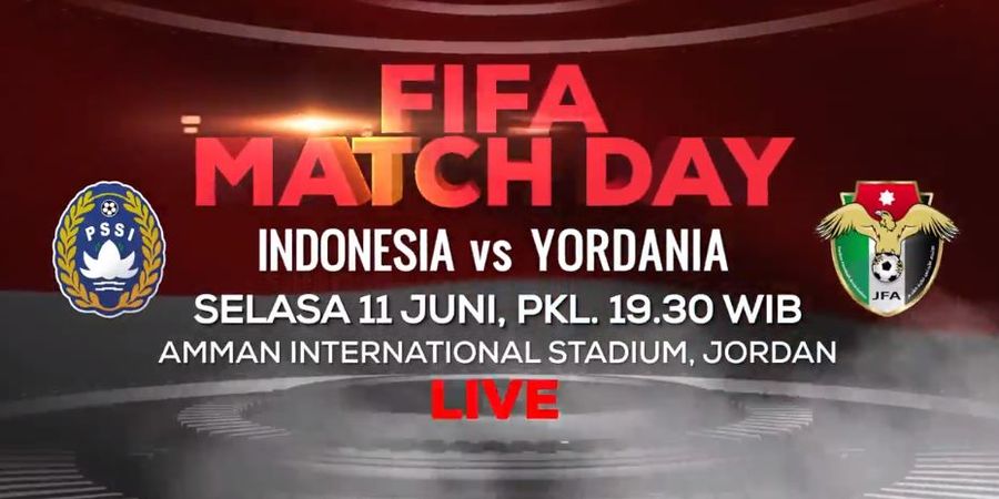 Link Streaming Timnas Indonesia Vs Timnas Yordania