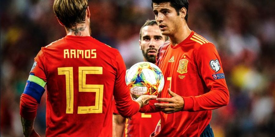 Misi Mulia Sergio Ramos di Balik Tendangan Penalti Alvaro Morata