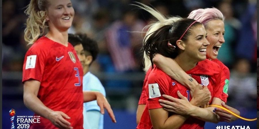 Piala Dunia Wanita 2019 - Thailand Dihajar 13 Gol oleh Juara Bertahan