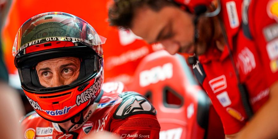 MotoGP Inggris 2019 - Dovizioso Hilang Ingatan akibat Tabrakan di Lap Pertama