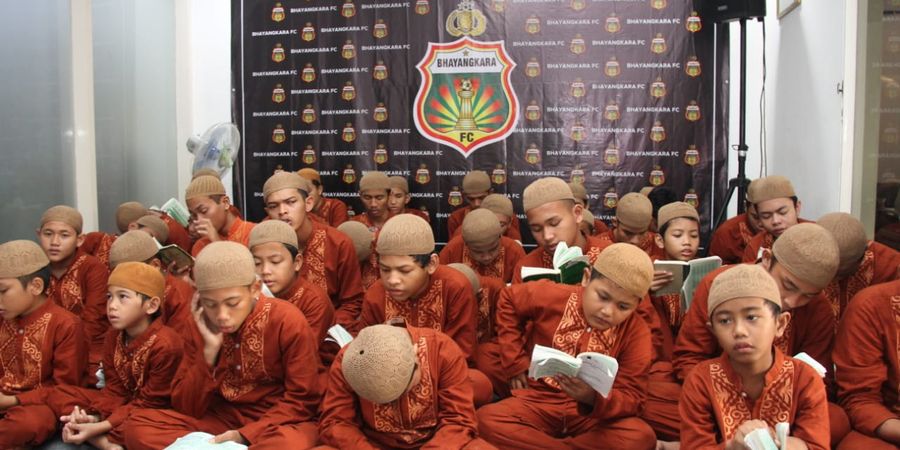 Doa Anak Yatim Piatu Jadi Semangat Bhayangkara FC untuk Lawan PSS