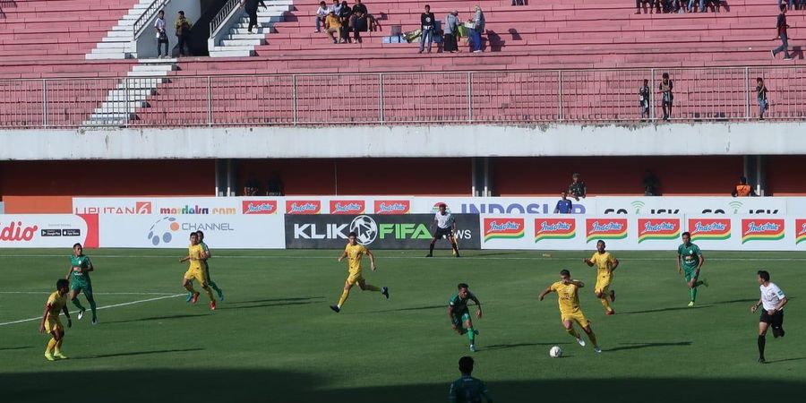 PSS Sleman Tertinggal dari Bhayangkara FC pada Babak Pertama