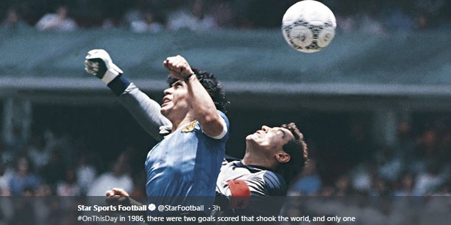 Sejarah Hari Ini - Lahirnya Gol Tangan Tuhan Lewat Diego Maradona